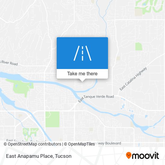 Mapa de East Anapamu Place