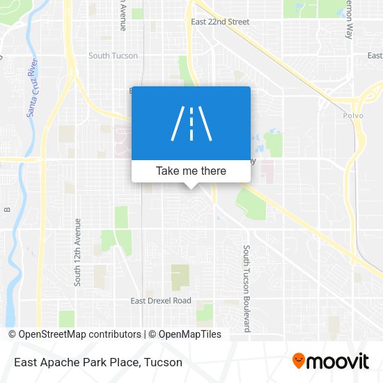East Apache Park Place map