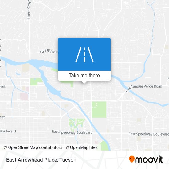 East Arrowhead Place map