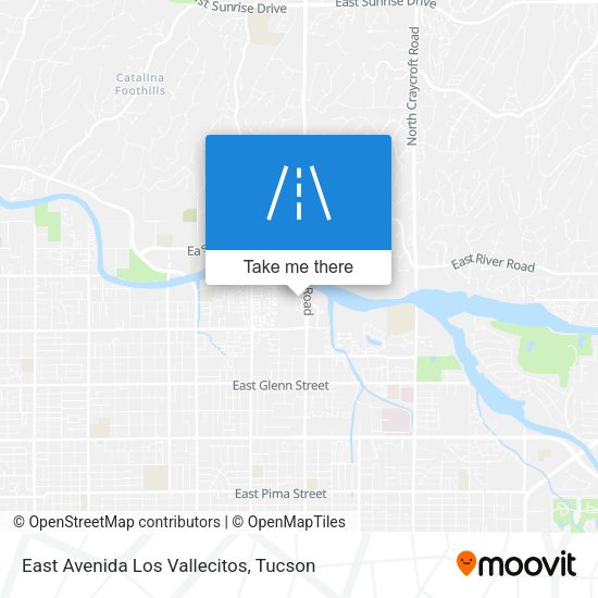 Mapa de East Avenida Los Vallecitos