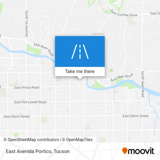 Mapa de East Avenida Portico