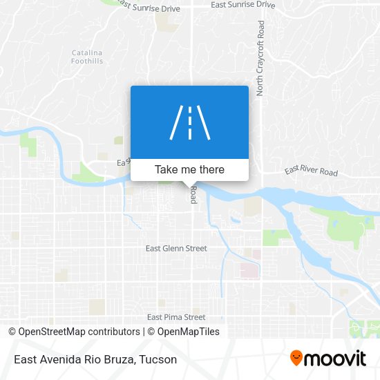 East Avenida Rio Bruza map