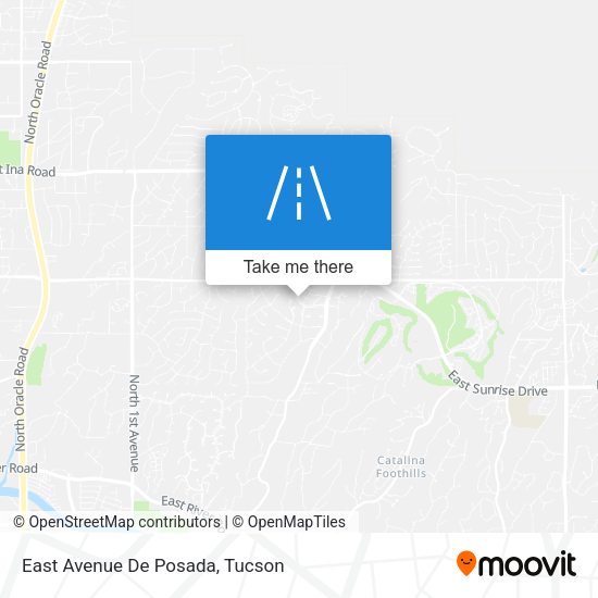 East Avenue De Posada map
