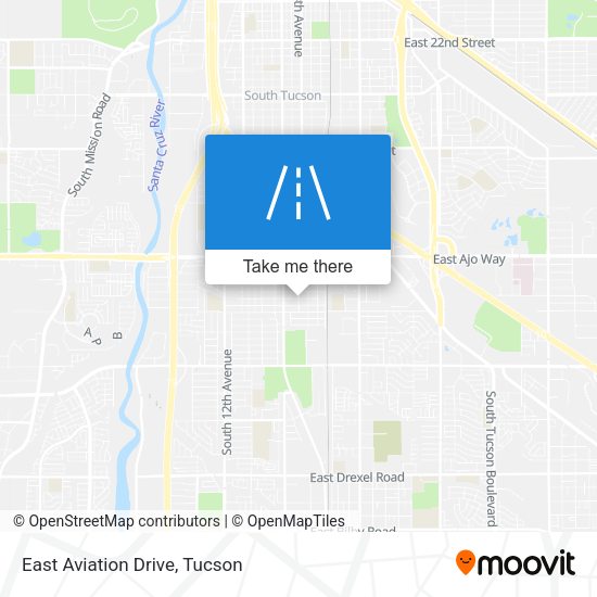 East Aviation Drive map