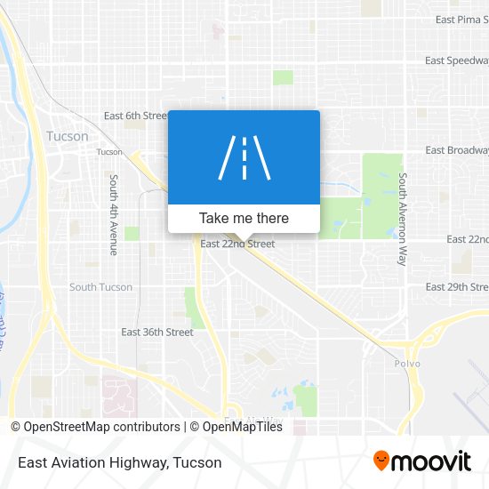 East Aviation Highway map