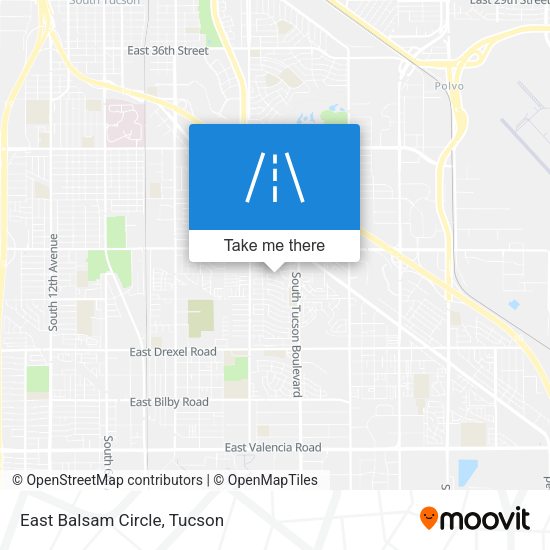 Mapa de East Balsam Circle