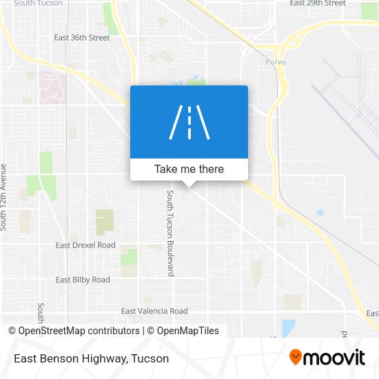 East Benson Highway map