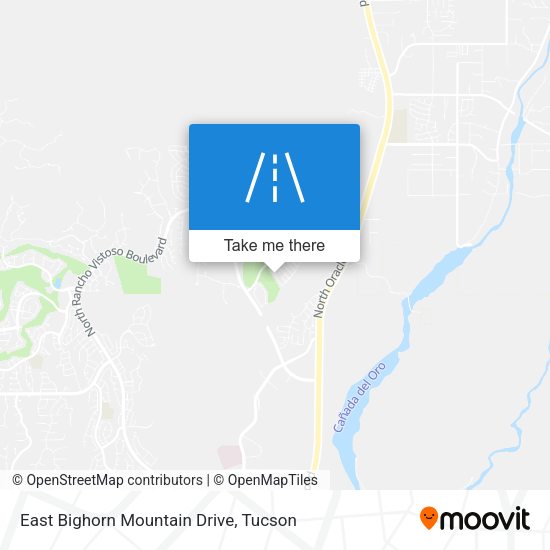 East Bighorn Mountain Drive map