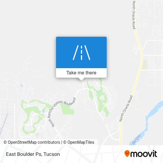 Mapa de East Boulder Ps