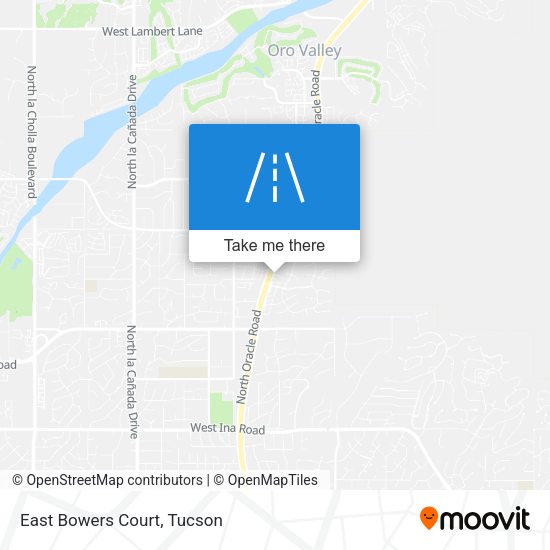 Mapa de East Bowers Court