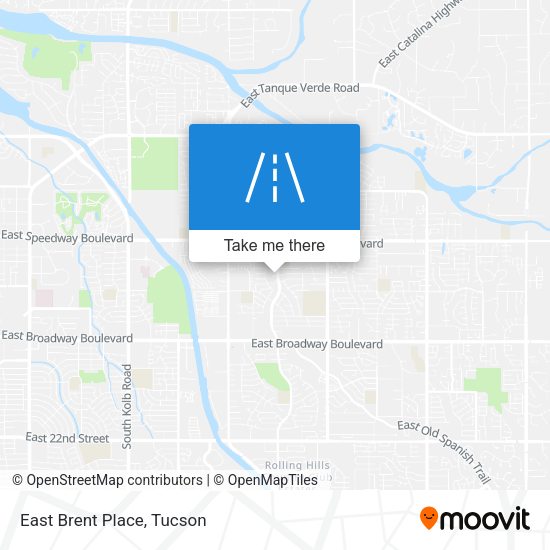 Mapa de East Brent Place