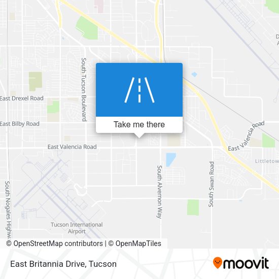 East Britannia Drive map