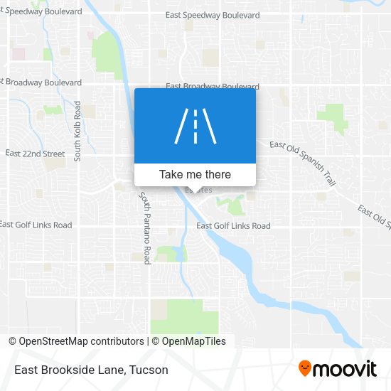 East Brookside Lane map