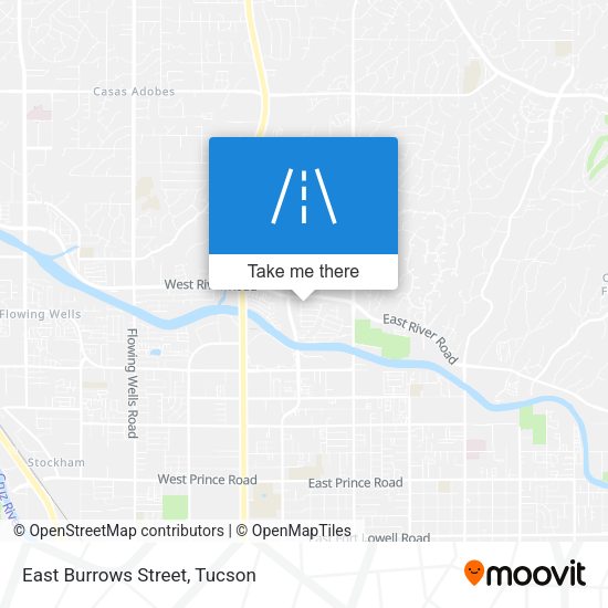 East Burrows Street map