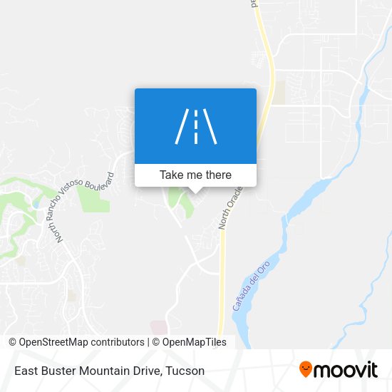 East Buster Mountain Drive map