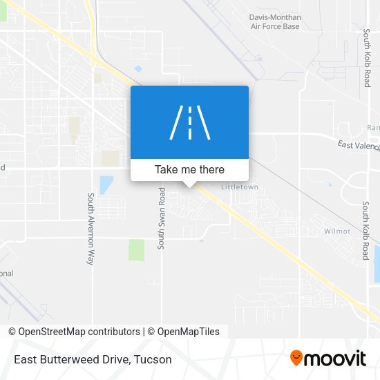 Mapa de East Butterweed Drive