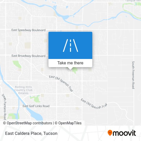 Mapa de East Caldera Place
