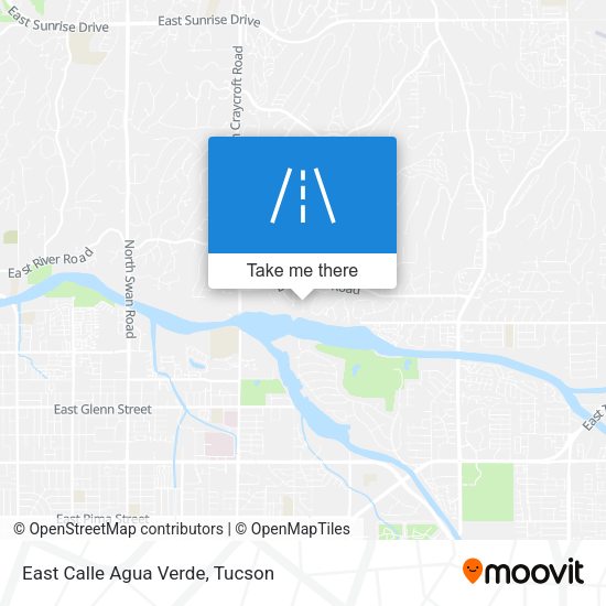 Mapa de East Calle Agua Verde