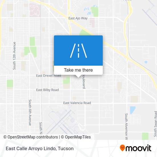 Mapa de East Calle Arroyo Lindo