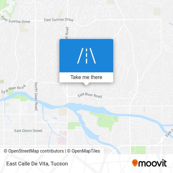 East Calle De Vita map