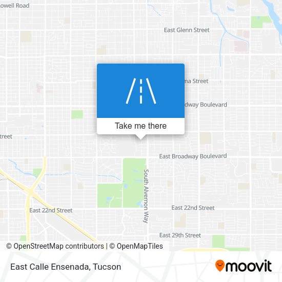 Mapa de East Calle Ensenada