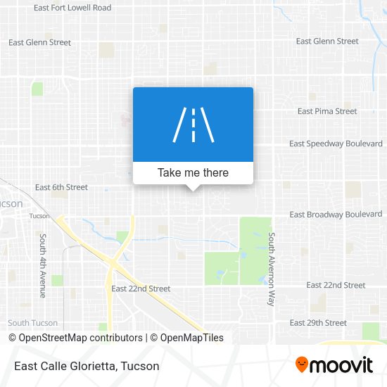Mapa de East Calle Glorietta