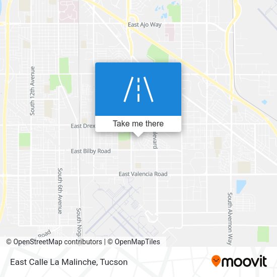 East Calle La Malinche map