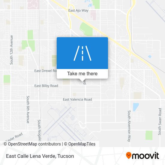 East Calle Lena Verde map