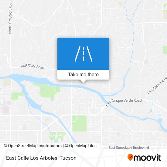 Mapa de East Calle Los Arboles