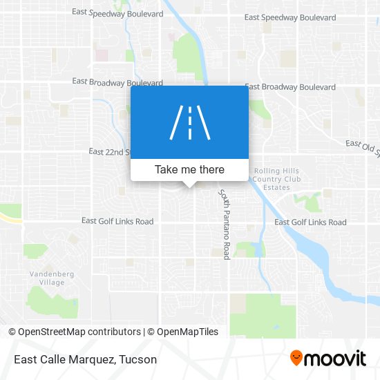 East Calle Marquez map