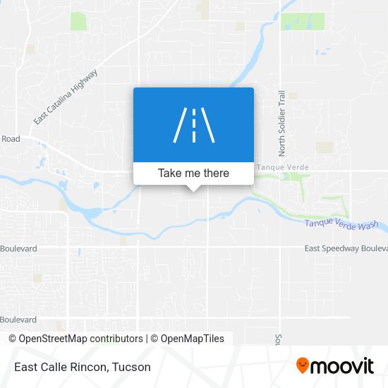 Mapa de East Calle Rincon