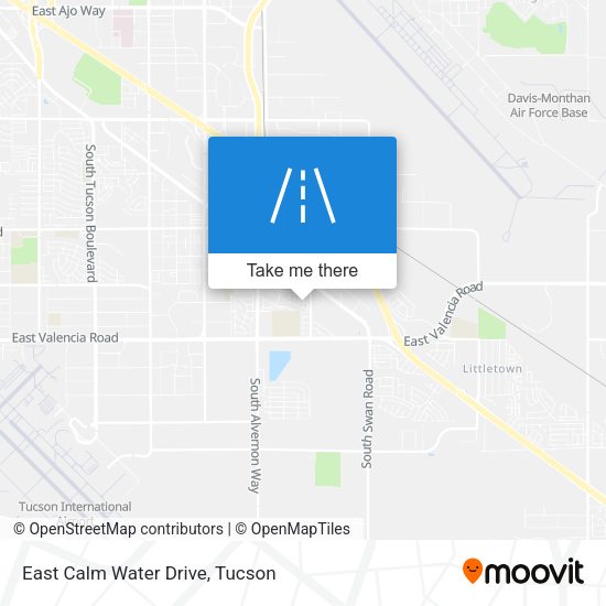 East Calm Water Drive map