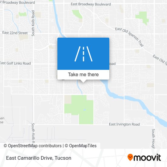 East Camarillo Drive map