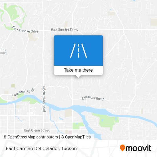 East Camino Del Celador map