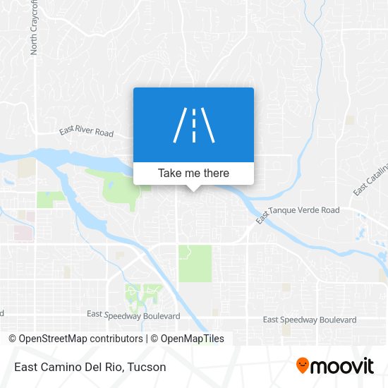 East Camino Del Rio map