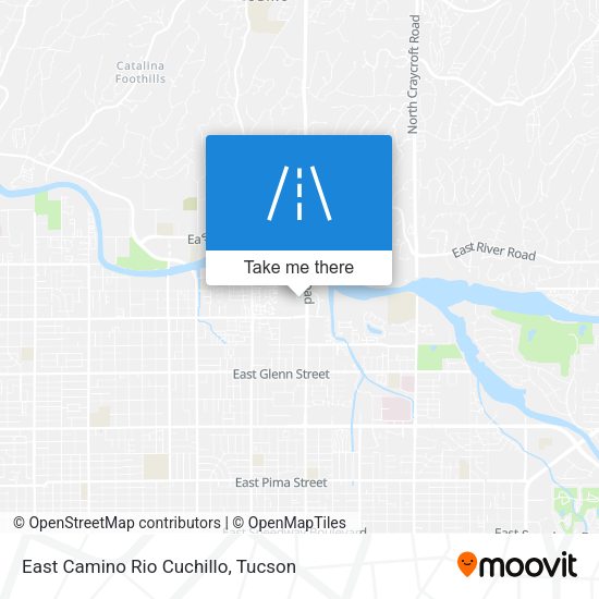 Mapa de East Camino Rio Cuchillo