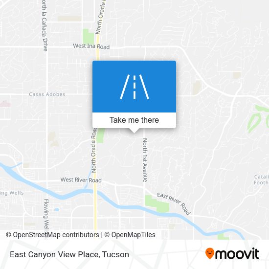 East Canyon View Place map