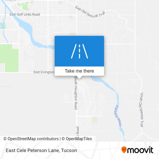 East Cele Peterson Lane map