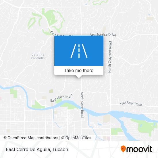 Mapa de East Cerro De Aguila