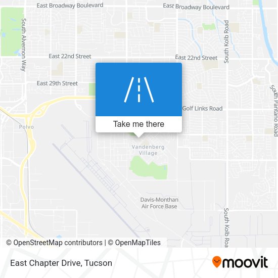 Mapa de East Chapter Drive