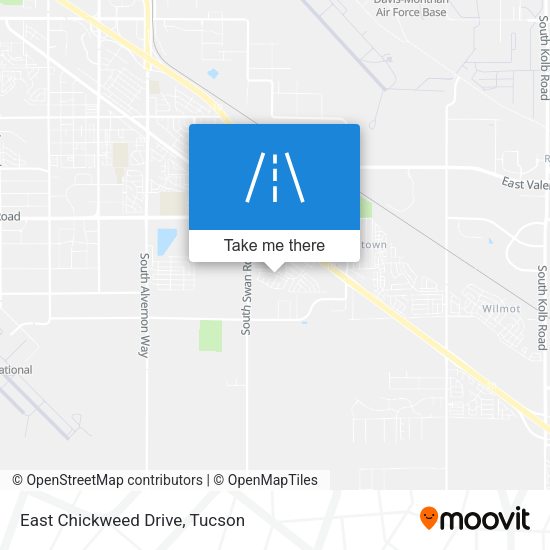 East Chickweed Drive map