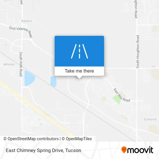 East Chimney Spring Drive map