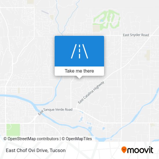 East Chof Ovi Drive map