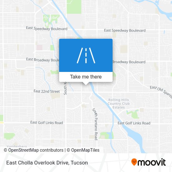 East Cholla Overlook Drive map