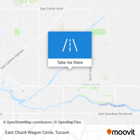 East Chuck Wagon Circle map