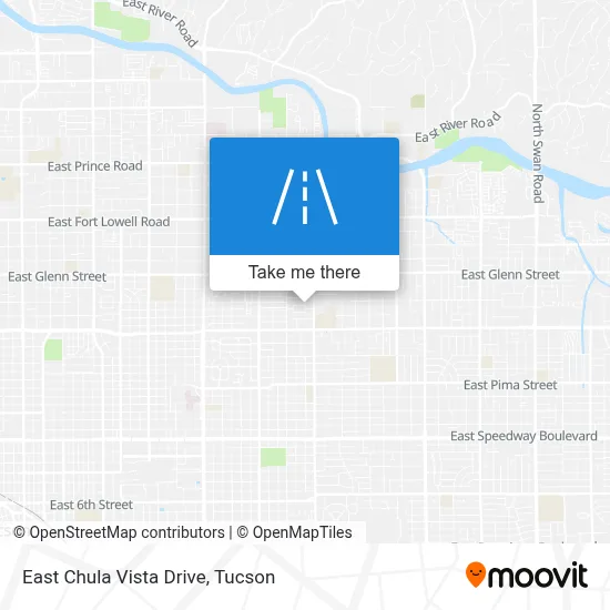 East Chula Vista Drive map