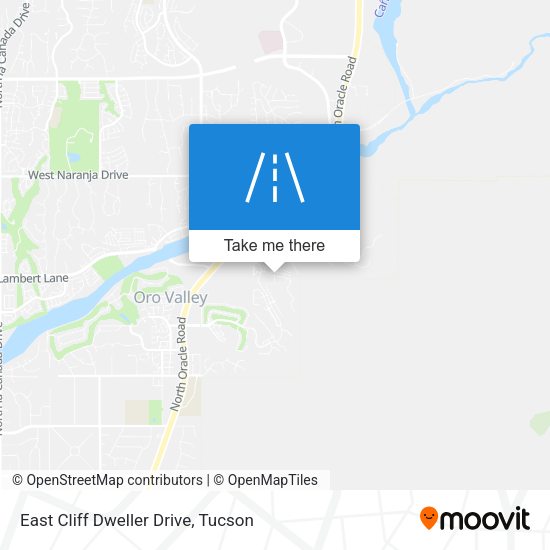 East Cliff Dweller Drive map