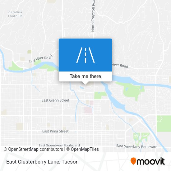 Mapa de East Clusterberry Lane