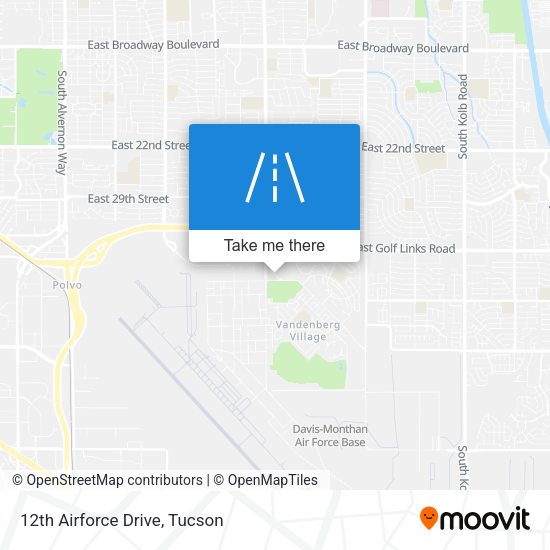 Mapa de 12th Airforce Drive