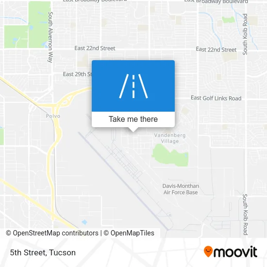 Mapa de 5th Street